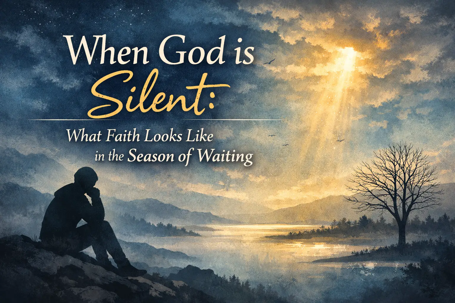 When God is Silent: What faith looks like in the season of waiting