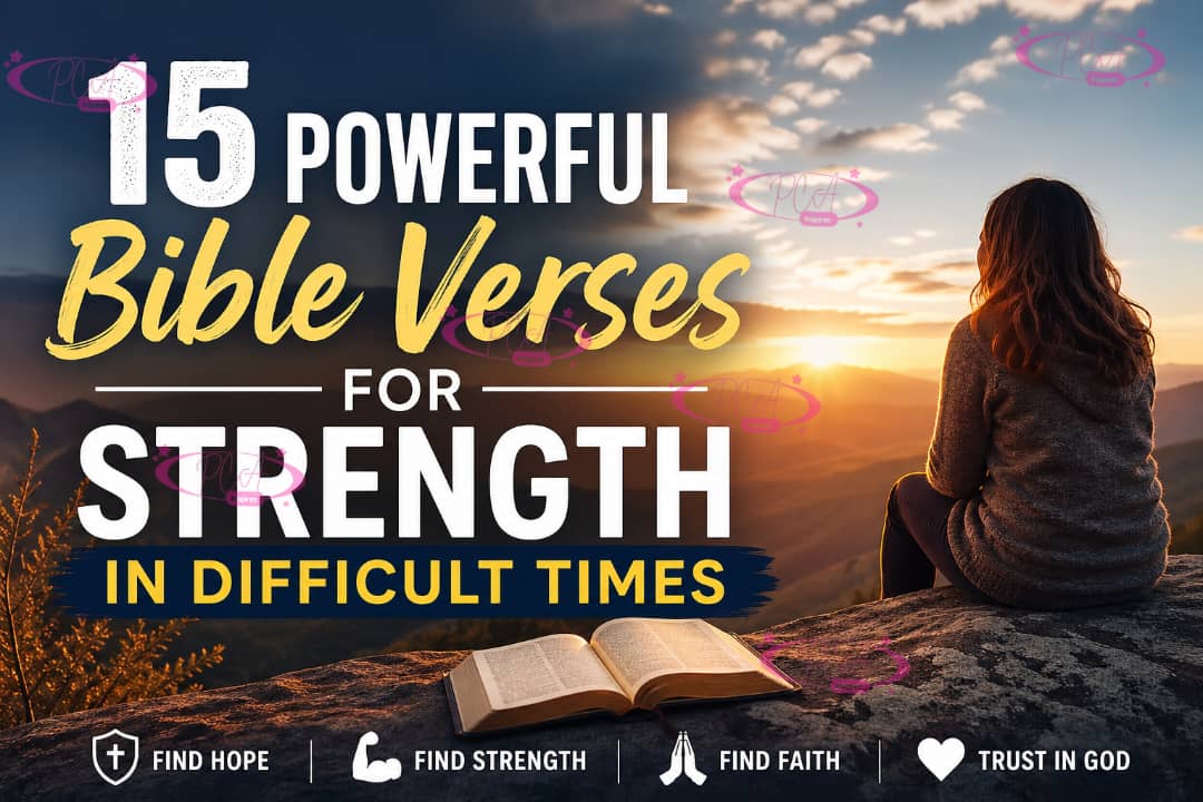 15 POWERFUL BIBLE VERSES FOR STRENGTH IN DIFFICULT TIMES