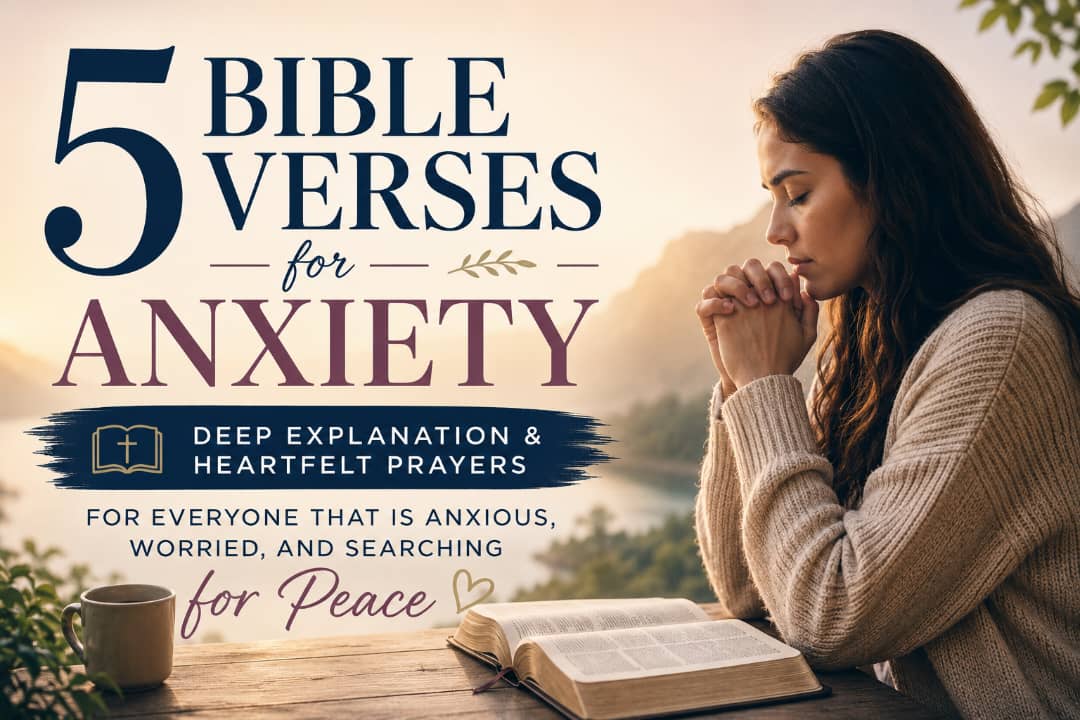 BIBLE VERSES FOR ANXIETY