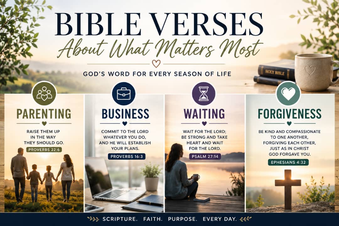 BIBLE VERSES ABOUT WHAT MATTERS MOST