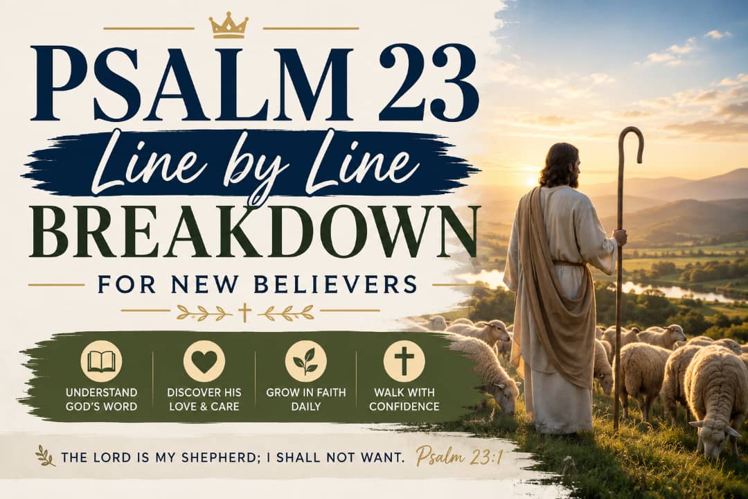 PSALMS 23 LINE BY LINE BREAKDOWN