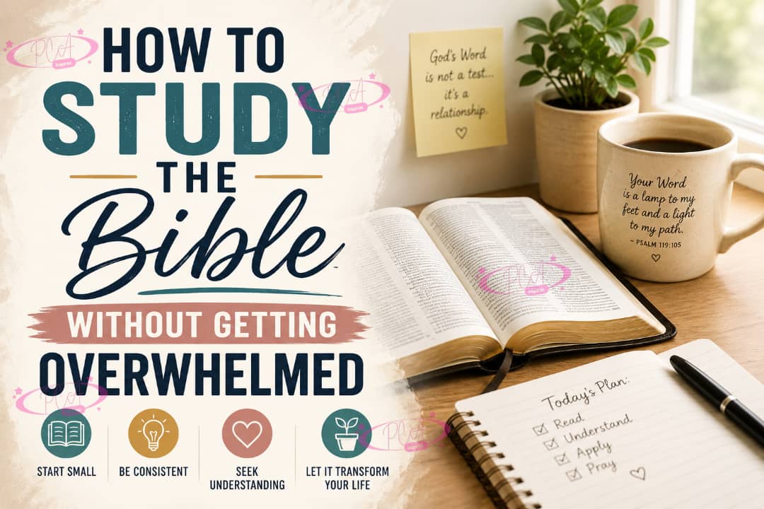 HOW TO STUDY THE BIBLE WITHOUT FEELING OVERWHELMED
