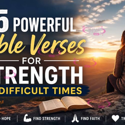 15 POWERFUL BIBLE VERSES FOR STRENGTH IN DIFFICULT TIMES