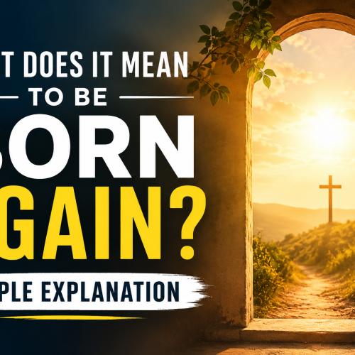 WHAT DOES IT MEAN TO BE BORN AGAIN. SIMPLE EXPLANATION.